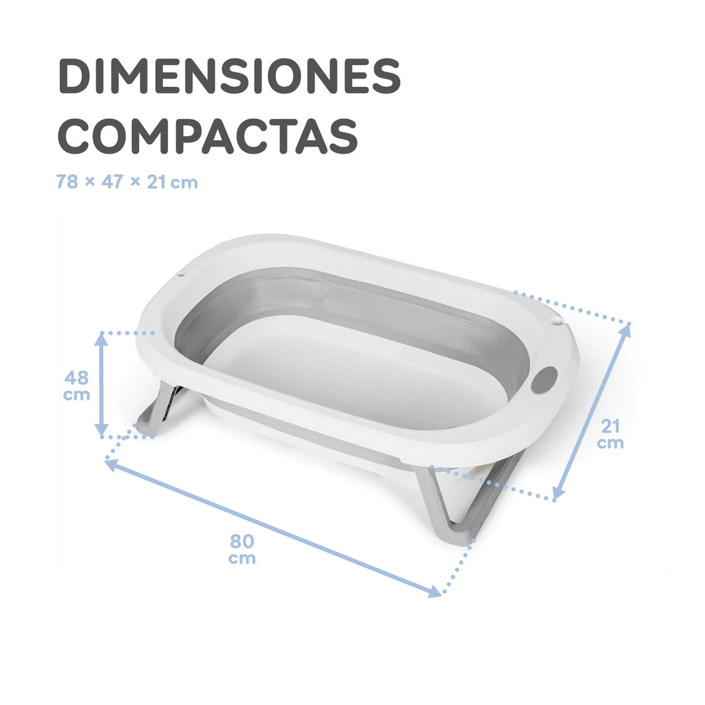 BAÑERA PORTÁTIL CON COJÍN