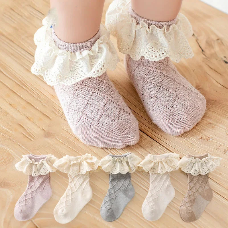 CALCETINES FLORITURAS PARA BEBÉS