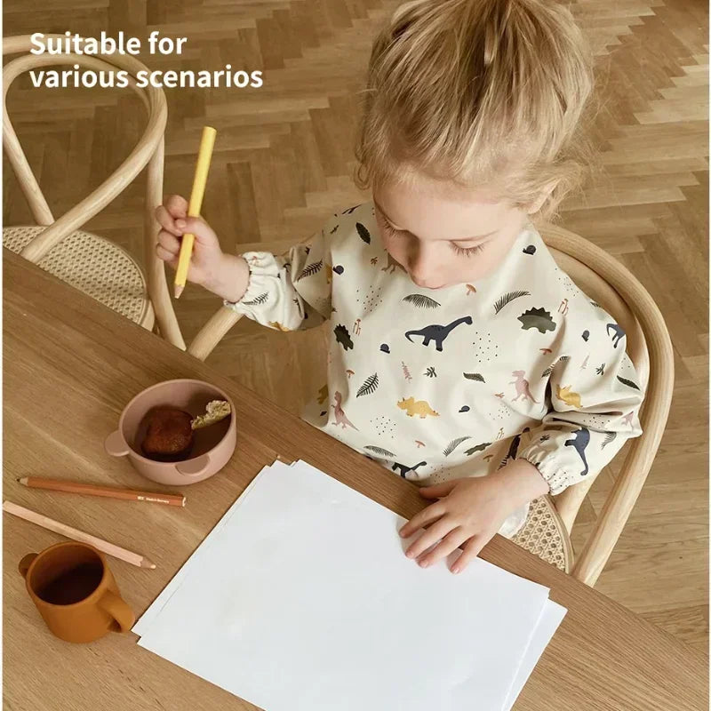 BABERO BEBÉ MANGA LARGA