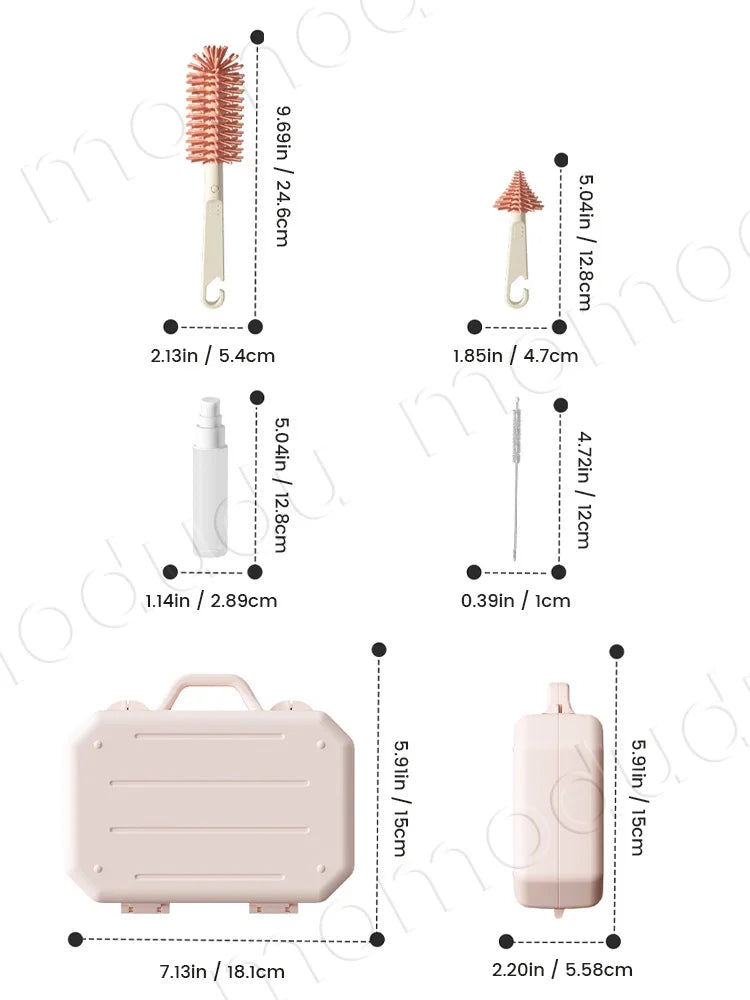 KIT LIMPIA BIBERONES DE SILICONA