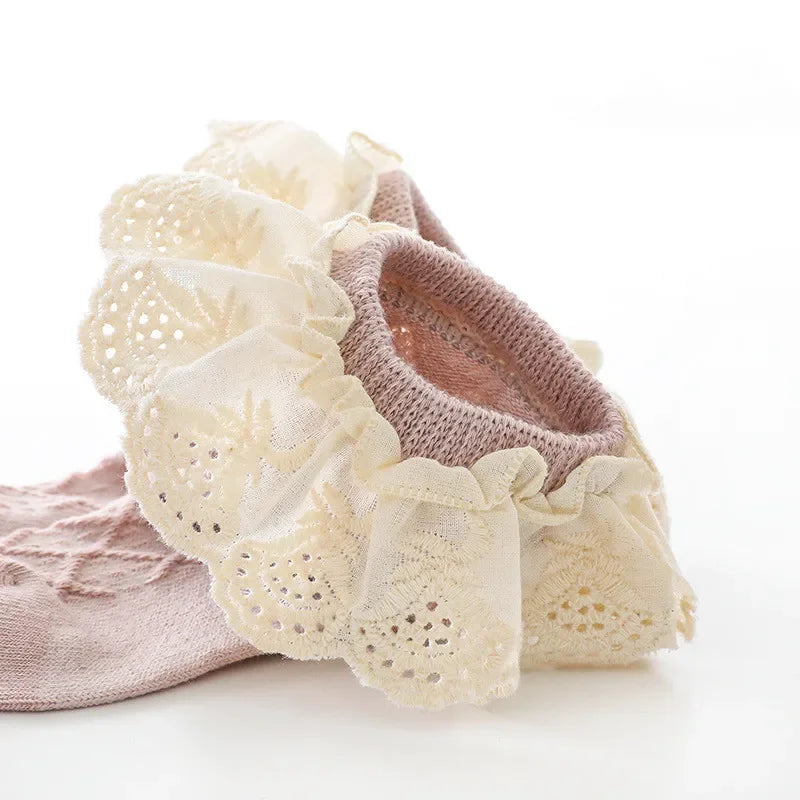 CALCETINES FLORITURAS PARA BEBÉS