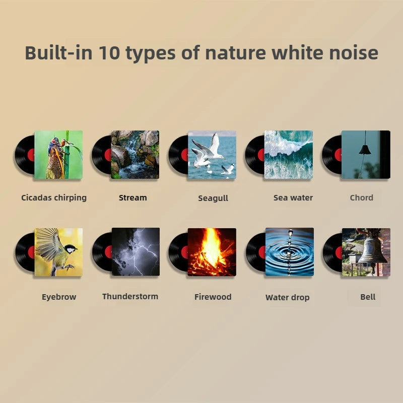 Máquina de ruido blanco RGB