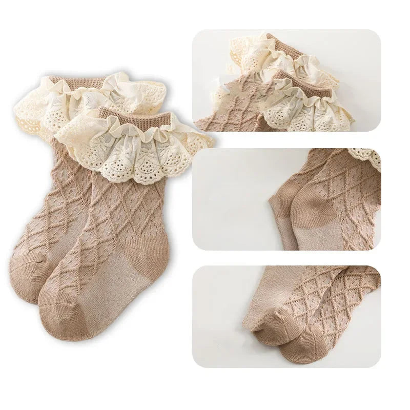CALCETINES FLORITURAS PARA BEBÉS