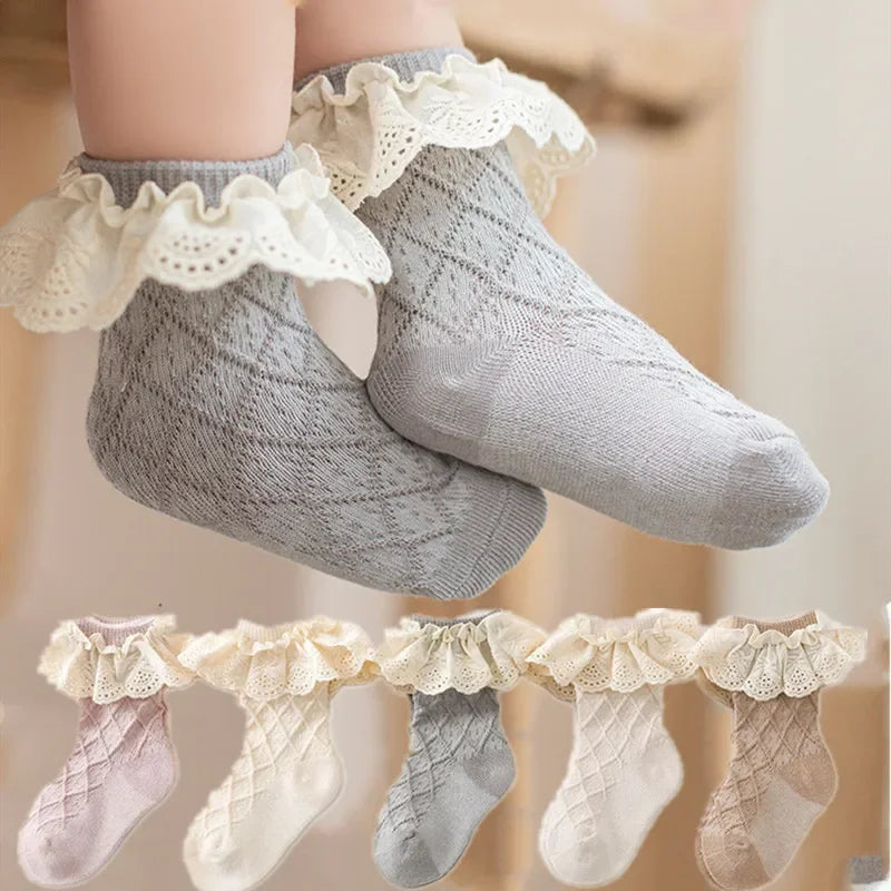 CALCETINES FLORITURAS PARA BEBÉS